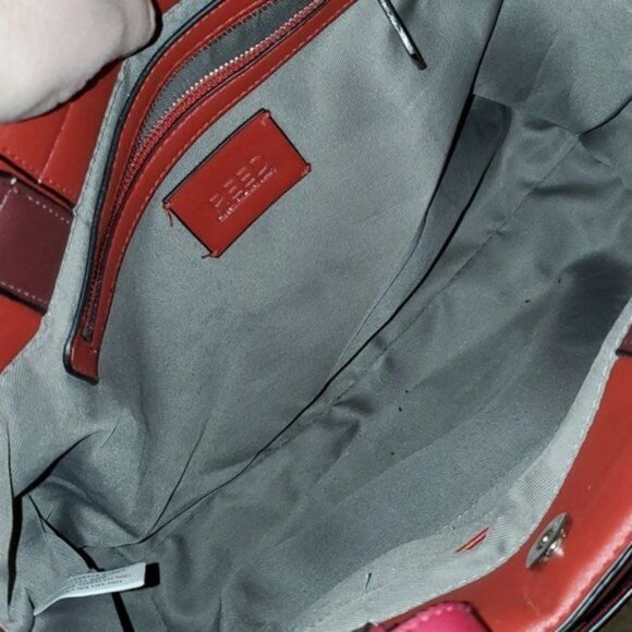 BAG Reed Krakoff Colorblock Red Shoulder HANDBAG Tote Crossbody WOMEN'S WOMAN'S - Picture 7 of 11